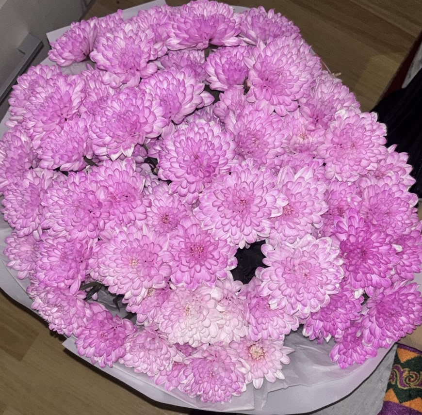 Букет: Букет из хризантем